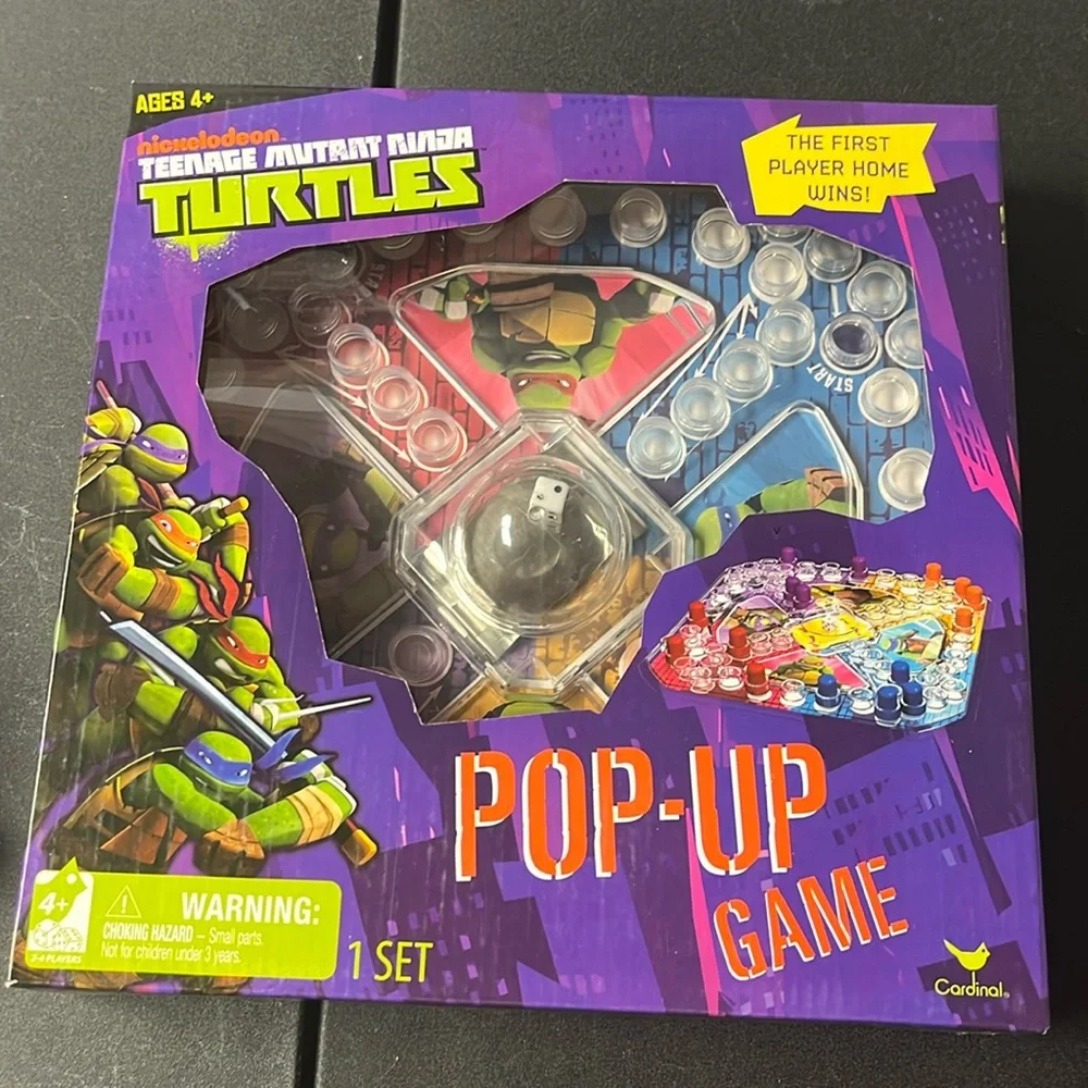 Ninja‎ Turtles Pop-Up game.  NWT